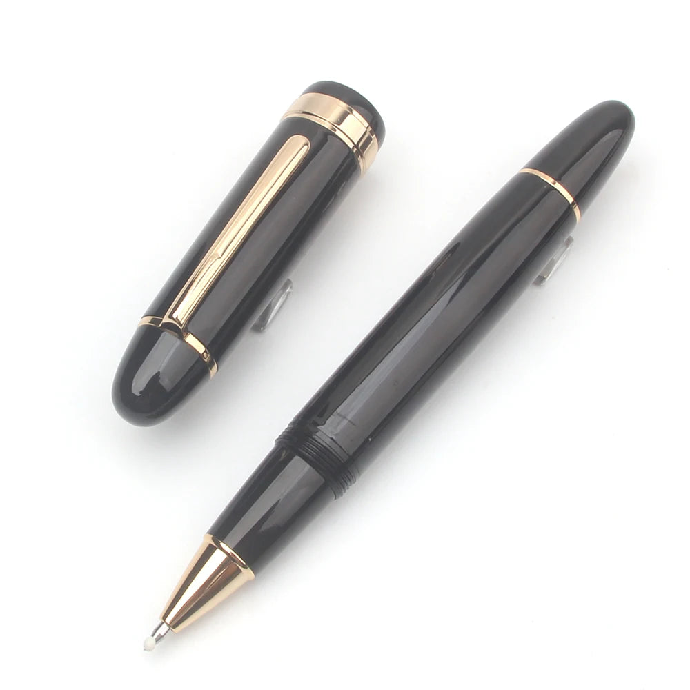 Luxury Metal Black Rollerball Pen Classic Design Large Size Fountain Pen Office Business Writing Pens PK MB 149